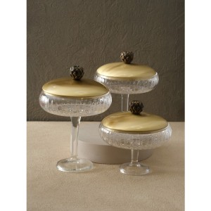 Ayaklı Cam Sunumluk - Büyük Boy