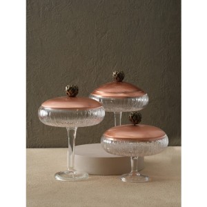 Ayaklı Cam Sunumluk - Ekstra Büyük Boy