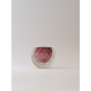 Petek Dekorlu Murano Renkli Küre Cam Dekor - Büyük Boy