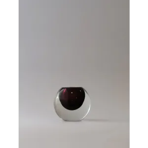 Murano Renkli Küre Cam Dekor - Orta Boy