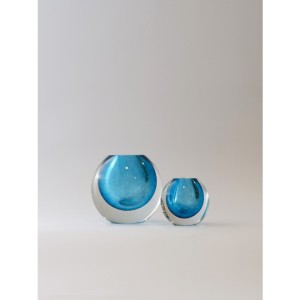 Murano Renkli Küre Cam Dekor - Orta Boy