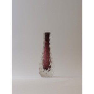 Kumlamalı Murano Renkli Cam Vazo - Büyük Boy