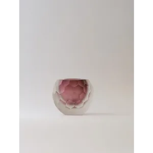 Petek Dekorlu Murano Renkli Küre Cam Dekor - Orta Boy