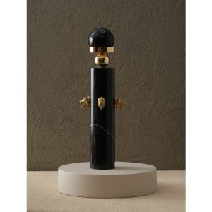 Kaplan Başlı Silindir Mumluk - Büyük Boy