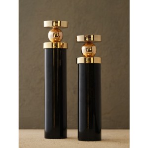 Mermer Silindir Şamdan - Orta Boy