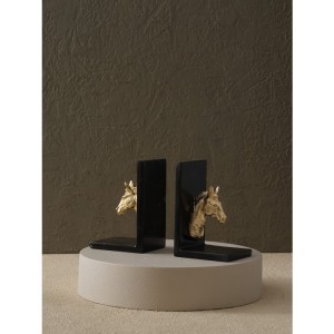 At Başı Kitap Tutucu Set