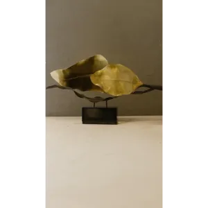 Büyük Pirinç Üç Yaprak Dekor