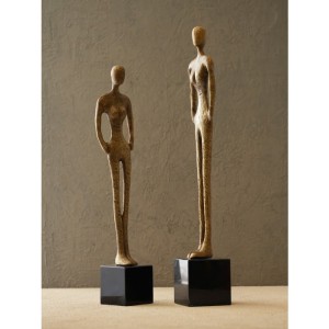 Pirinç Kadın Dekor-Eskitme - Orta Boy