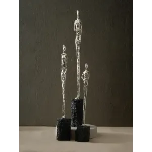 Patlatma Kaideli Pirinç Topuzlu Siluet Kadınlar - Orta Boy