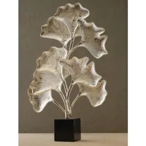 Çizgili Gynco Ağaç Dekor-Gümüş