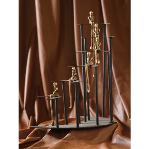 Düşünen Adamlı Ay Dekor