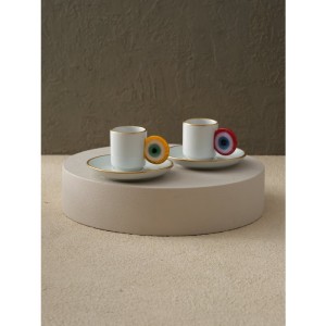 Nazar Boncuklu Kahve Fincanı