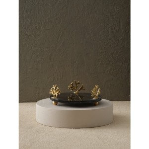 Okyanus Mercanlı Yuvarlak Tepsi