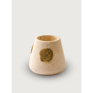 Pirinç Aksesuarlı Damla Vazo