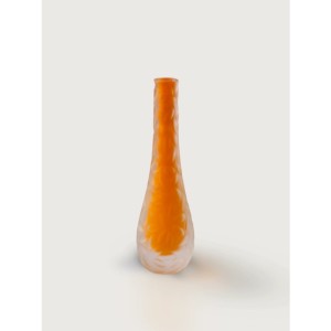 Kumlamalı Murano Renkli Cam Vazo